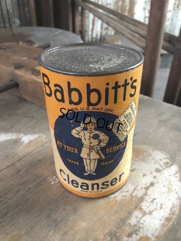 画像6: Vintage Babbitt Cleanser Can (M432)