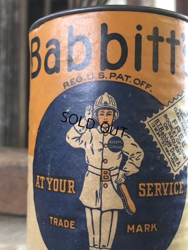 画像8: Vintage Babbitt Cleanser Can (M432)