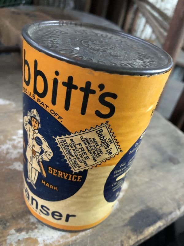 画像2: Vintage Babbitt Cleanser Can (M432)