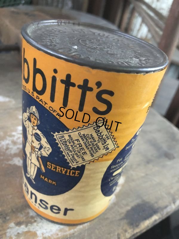 画像2: Vintage Babbitt Cleanser Can (M432)
