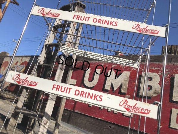 画像6: 【店舗引きり限定】 Vintage Advertising Producer's Dairy Grocery Store Display Rack (M437) 
