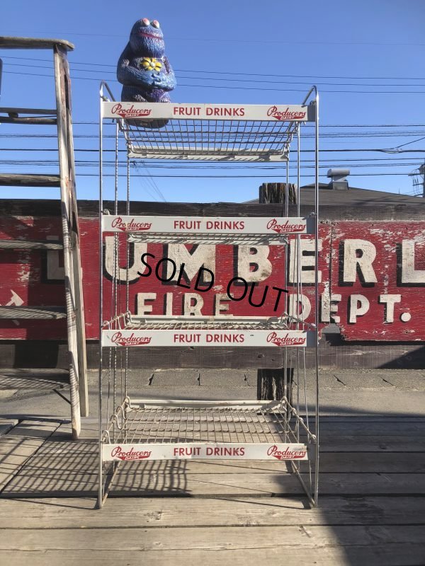 画像30: 【店舗引きり限定】 Vintage Advertising Producer's Dairy Grocery Store Display Rack (M437) 