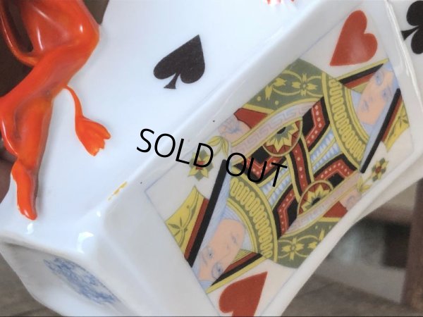画像31: Antique Royal Bayreuth Red Devil Playing Cards Porcelain Creamer Pitcher (M438)
