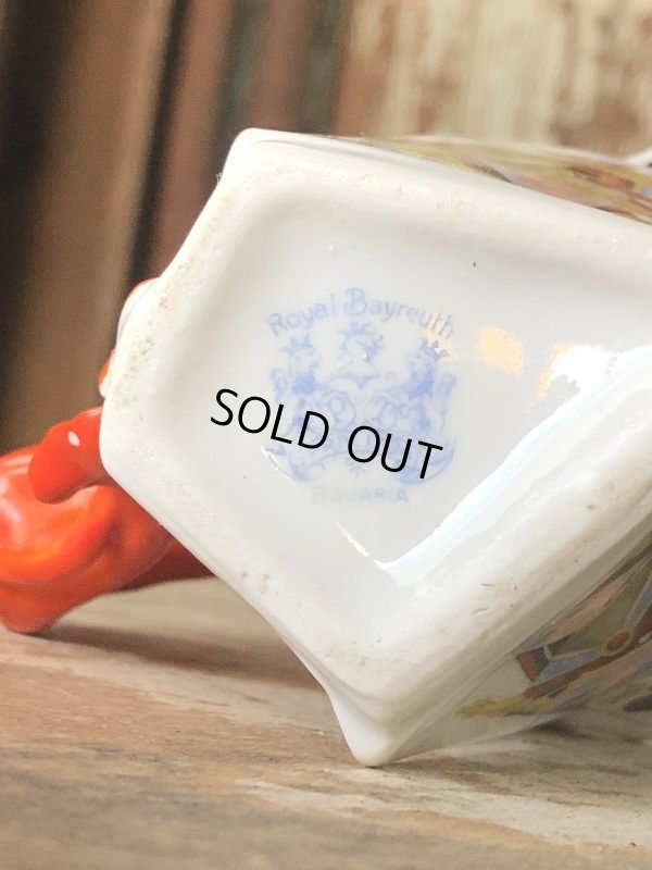 画像11: Antique Royal Bayreuth Red Devil Playing Cards Porcelain Creamer Pitcher (M438)