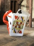 画像5: Antique Royal Bayreuth Red Devil Playing Cards Porcelain Creamer Pitcher (M438)