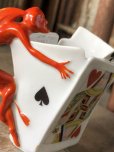 画像13: Antique Royal Bayreuth Red Devil Playing Cards Porcelain Creamer Pitcher (M438)