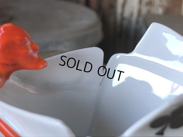 画像34: Antique Royal Bayreuth Red Devil Playing Cards Porcelain Creamer Pitcher (M438)