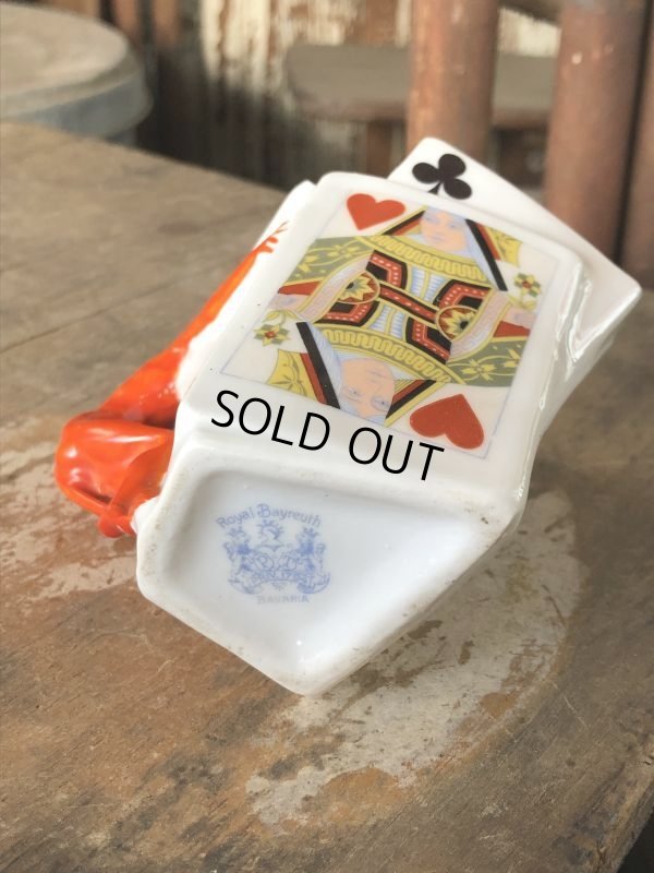 画像10: Antique Royal Bayreuth Red Devil Playing Cards Porcelain Creamer Pitcher (M438)