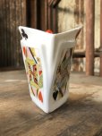 画像6: Antique Royal Bayreuth Red Devil Playing Cards Porcelain Creamer Pitcher (M438)