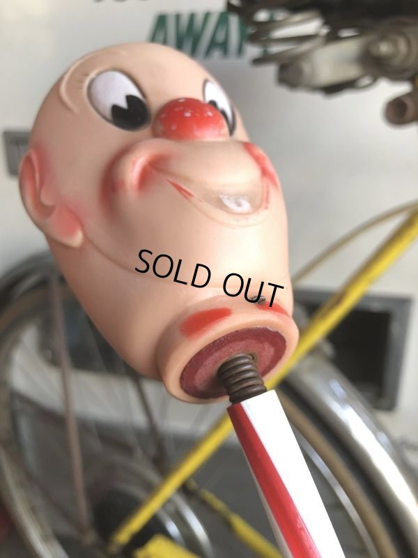 画像4: 50s Vintage Alan Jay Toy Squeaky Rocking Clown Head (M439)