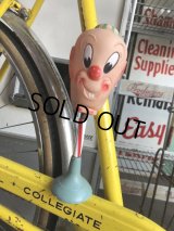 50s Vintage Alan Jay Toy Squeaky Rocking Clown Head (M439)