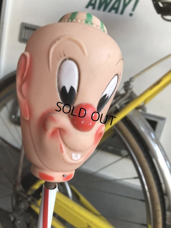 画像5: 50s Vintage Alan Jay Toy Squeaky Rocking Clown Head (M439)