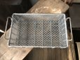 画像3: Vintage Industrial 2 Handles Metal Wire Mesh Basket (M440)