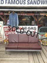 【店舗引きり限定】 Vintage U.S.A Aluminum Frame 3P Sofa (M446)