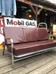 画像10: 【店舗引きり限定】 Vintage U.S.A Aluminum Frame 3P Sofa (M446)