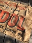 画像32: 【店舗引きり限定】 Vintage 30s-40s era Veedol Motor Oil Cloth Canvas Banner Store Sign (M447) 