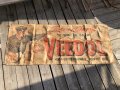 【店舗引きり限定】 Vintage 30s-40s era Veedol Motor Oil Cloth Canvas Banner Store Sign (M447) 