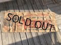 【店舗引きり限定】 Vintage 30s-40s era Veedol Motor Oil Cloth Canvas Banner Store Sign (M447) 