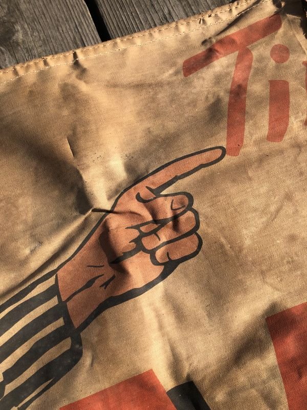 画像30: 【店舗引きり限定】 Vintage 30s-40s era Veedol Motor Oil Cloth Canvas Banner Store Sign (M447)