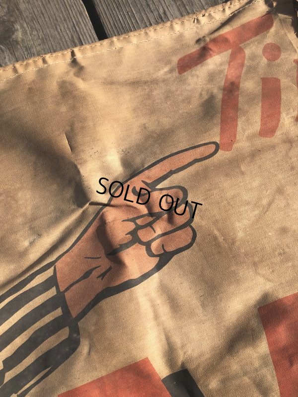 画像30: 【店舗引きり限定】 Vintage 30s-40s era Veedol Motor Oil Cloth Canvas Banner Store Sign (M447) 
