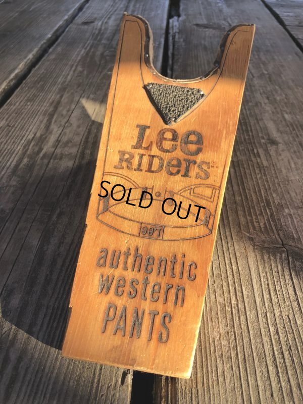 画像13: 〜70s Vintage Lee Advertising LEE RIDERS Wood Boot Jack (M448)
