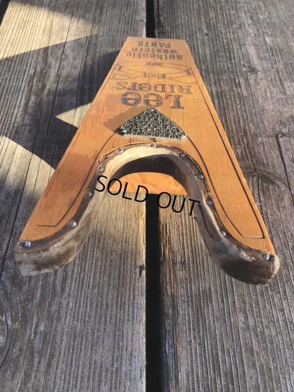画像7: 〜70s Vintage Lee Advertising LEE RIDERS Wood Boot Jack (M448)