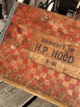 画像10: Vintage Advertising Wooden Crates Wood Box / H.P. HOOD (M449)