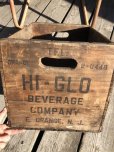 画像11: Vintage Advertising Wooden Crates Wood Box / HI-GLO Orange (M451)