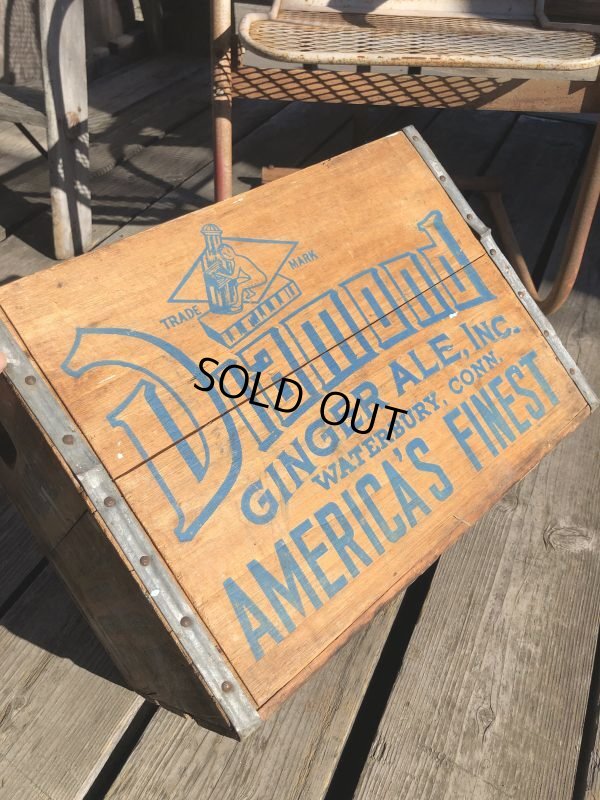 画像11: Vintage Advertising Wooden Crates Wood Box / Diamond Ginger ALE (M450)