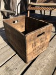 画像10: Vintage Advertising Wooden Crates Wood Box / HI-GLO Orange (M451)