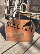Vintage Advertising Wooden Crates Wood Box / H.P. HOOD (M449)