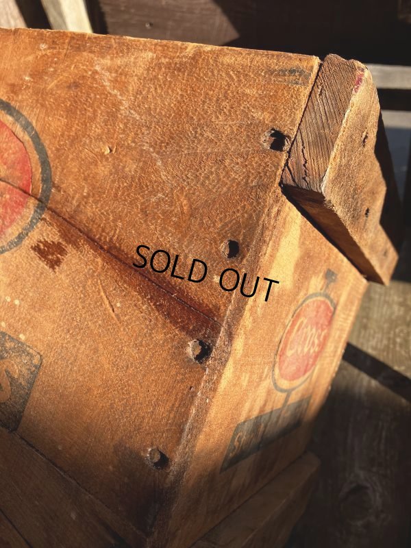 画像6: Vintage Advertising Wooden Crates Wood Box / Cross (M452)