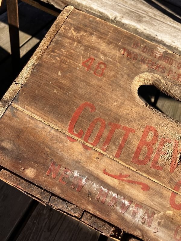 画像7: Vintage Advertising Wooden Crates Wood Box / COTT BEVERAGES (M453)