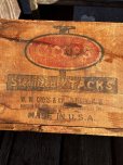 画像8: Vintage Advertising Wooden Crates Wood Box / Cross (M452)