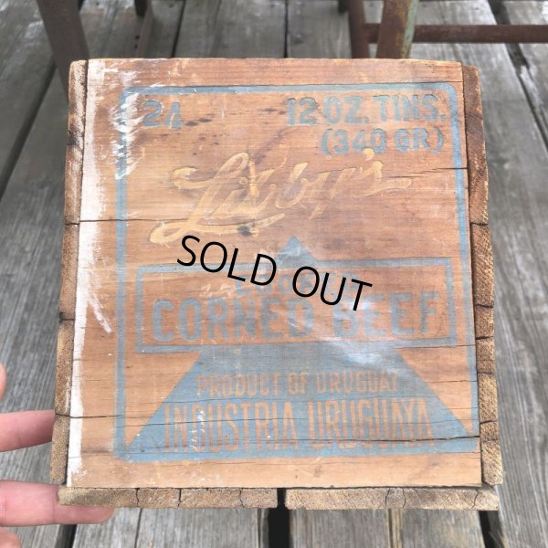 画像7: Vintage Advertising Wooden Crates Wood Box / Libby's (M455)