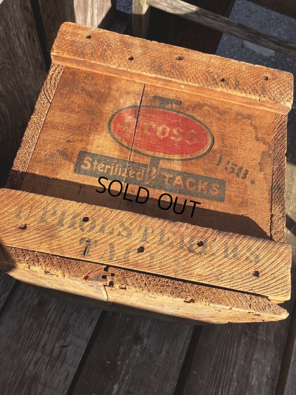 画像4: Vintage Advertising Wooden Crates Wood Box / Cross (M452)