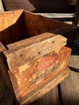 画像9: Vintage Advertising Wooden Crates Wood Box / Cross (M452)