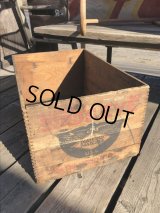 Vintage Advertising Wooden Crates Wood Box / BIRD'S EYE (M456)