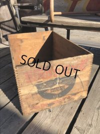Vintage Advertising Wooden Crates Wood Box / BIRD'S EYE (M456)