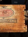 画像2: Vintage Advertising Wooden Crates Wood Box / Cross (M452) (2)