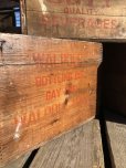 画像17: Vintage Advertising Wooden Crates Wood Box / WALPOLE (M454)