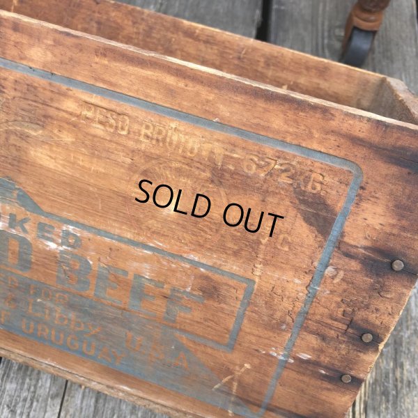 画像9: Vintage Advertising Wooden Crates Wood Box / Libby's (M455)