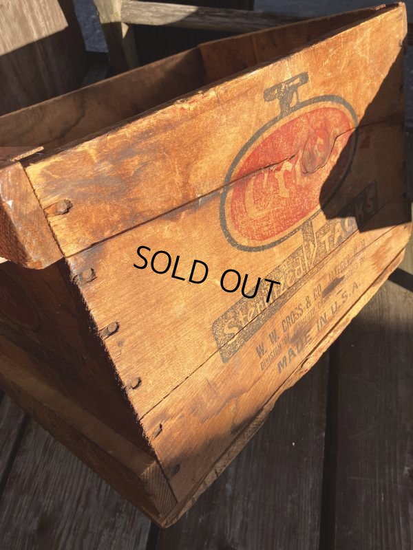 画像7: Vintage Advertising Wooden Crates Wood Box / Cross (M452)