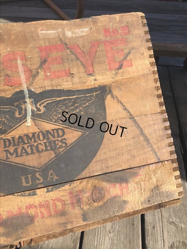 画像16: Vintage Advertising Wooden Crates Wood Box / BIRD'S EYE (M456)