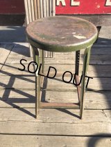 Vintage Industrial Iron Stool (M457)