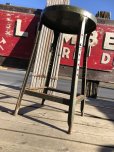 画像3: Vintage Industrial Iron Stool (M457)