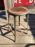 画像6: Vintage Industrial Iron Stool (M458)