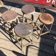 画像12: Vintage Industrial Iron Stool (M458)