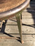 画像4: Vintage Industrial Iron Stool (M458)