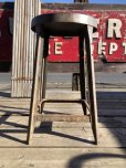 画像11: Vintage Industrial Iron Stool (M459)